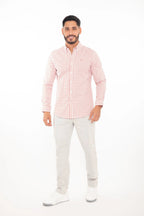 Camisa Oscar De La Renta Mangas Largas Cuadros P/ Caballeros by Oscar De La Renta