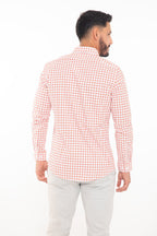 Camisa Oscar De La Renta Mangas Largas Cuadros P/ Caballeros by Oscar De La Renta