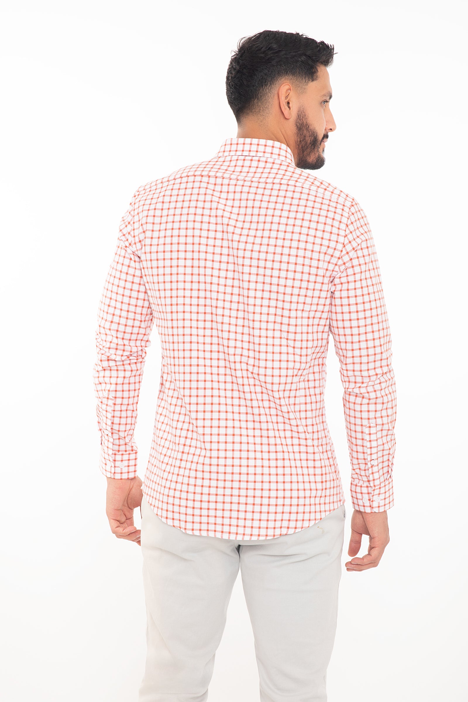 Camisa Oscar De La Renta Mangas Largas Cuadros P/ Caballeros by Oscar De La Renta