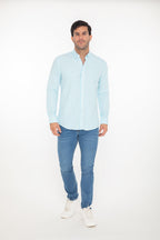 Camisa Oscar De La Renta Mangas Largas Cuadros P/ Caballeros by Oscar De La Renta