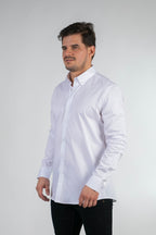 Camisa Oscar De La Renta Mangas Largas Lisa Para Caballeros by Oscar De La Renta