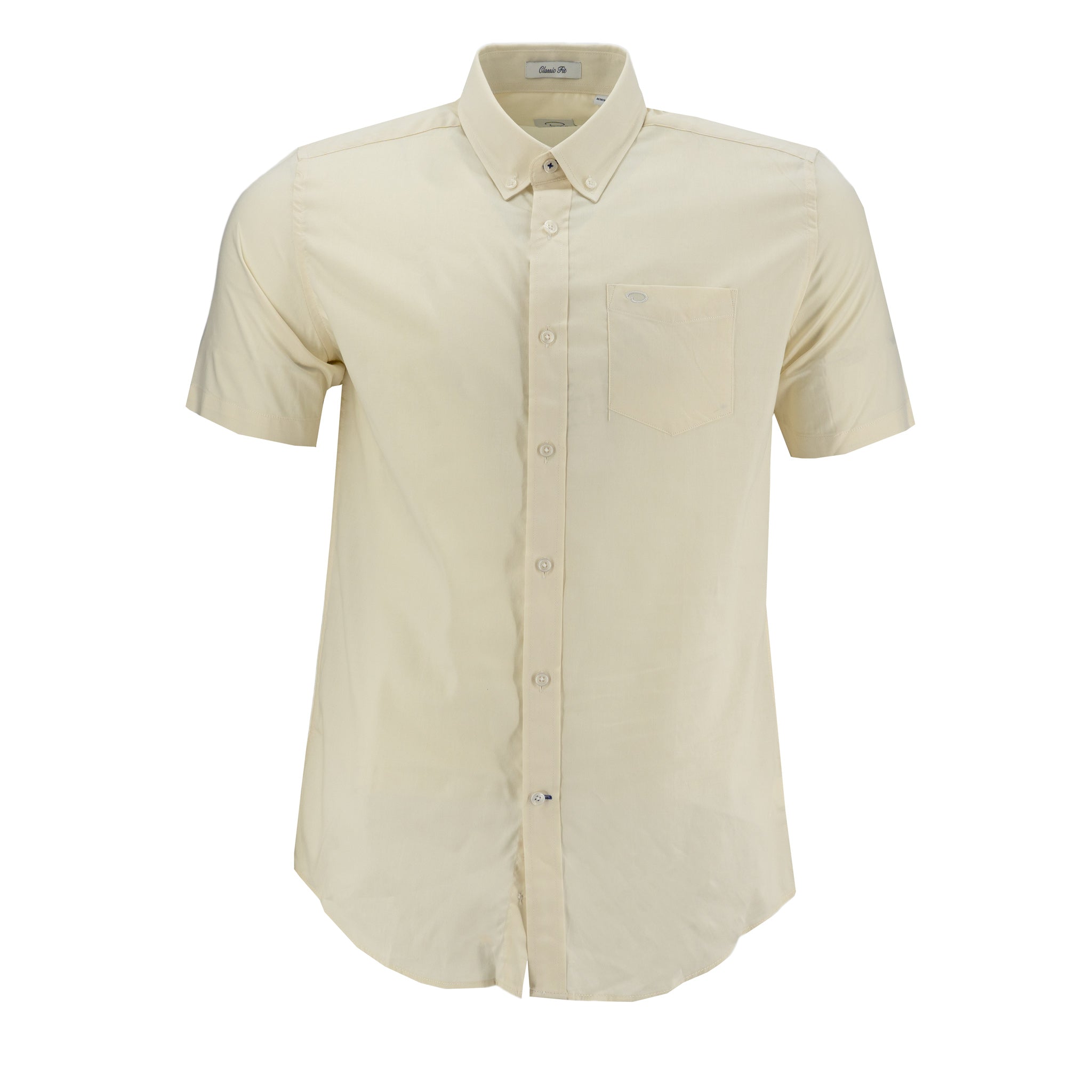 Camisa Oscar De La Renta Mangas Cortas Lisa Para Caballeros by Oscar De La Renta