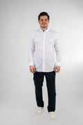 Camisa Oscar De La Renta Mangas Largas Lisa Para Caballeros by Oscar De La Renta