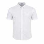 Camisa Oscar De La Renta Mangas Cortas Lisa Para Caballeros by Oscar De La Renta