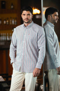 Camisa Oscar De La Renta Mangas Largas Cuadros Para Caballeros by Oscar De La Renta