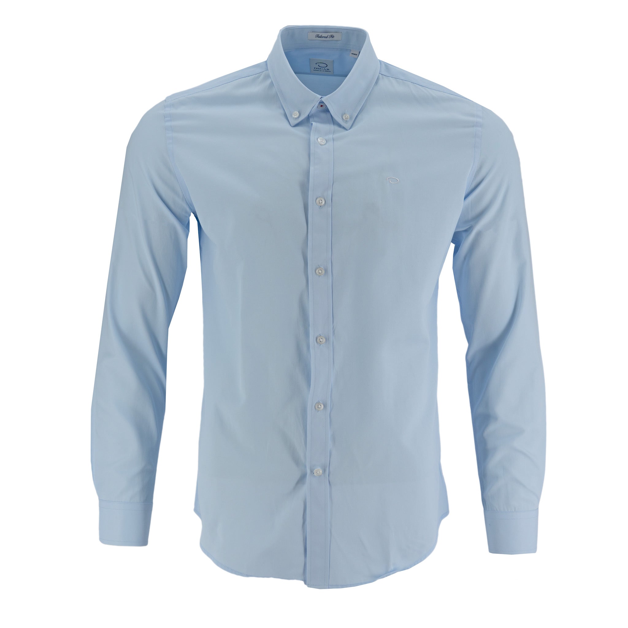 Camisa Oscar De La Renta Mangas Largas Lisa Para Caballeros by Oscar De La Renta