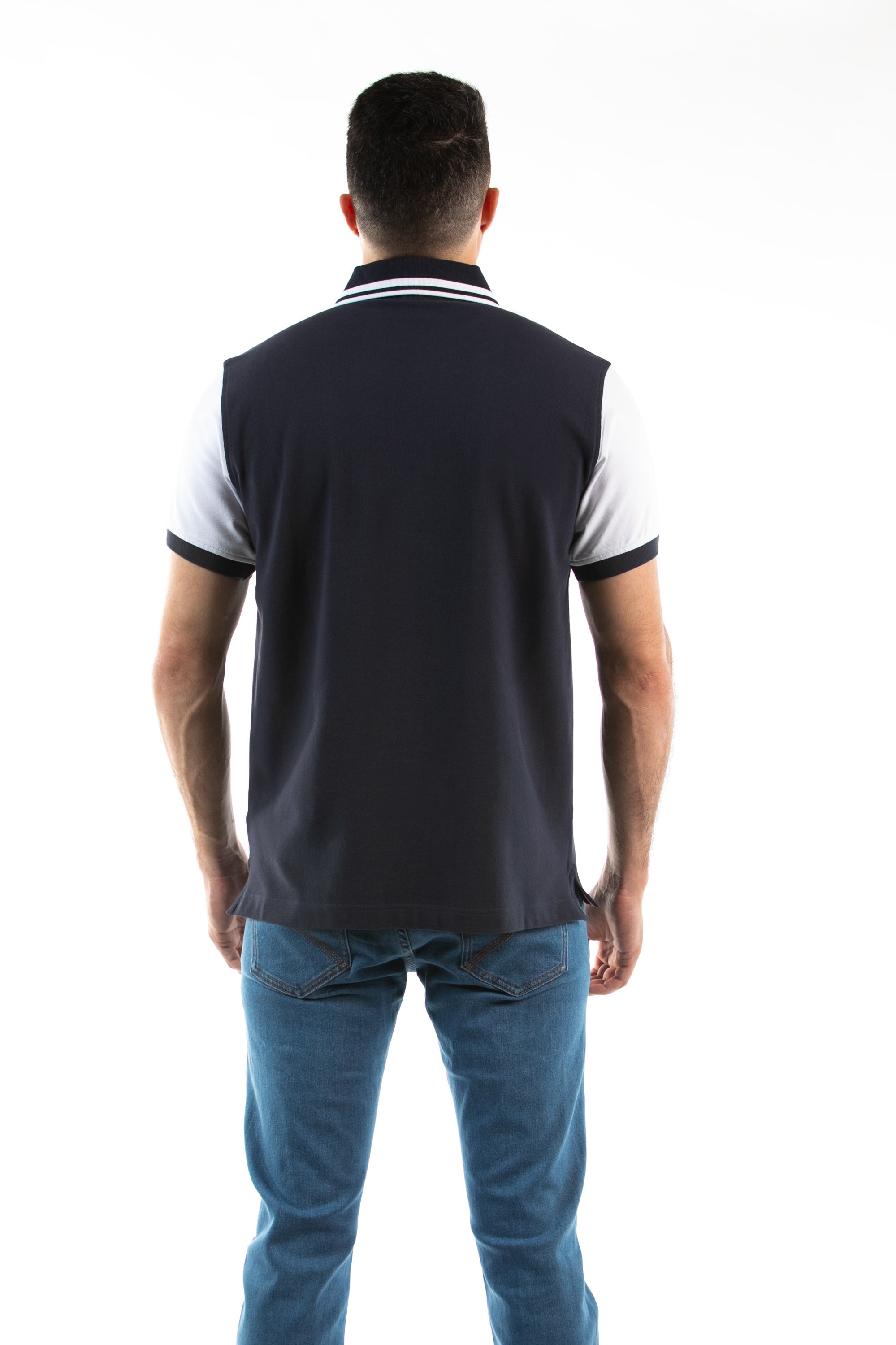 Poloshirt Oscar de La Renta Mangas Cortas Combinado para Caballeros