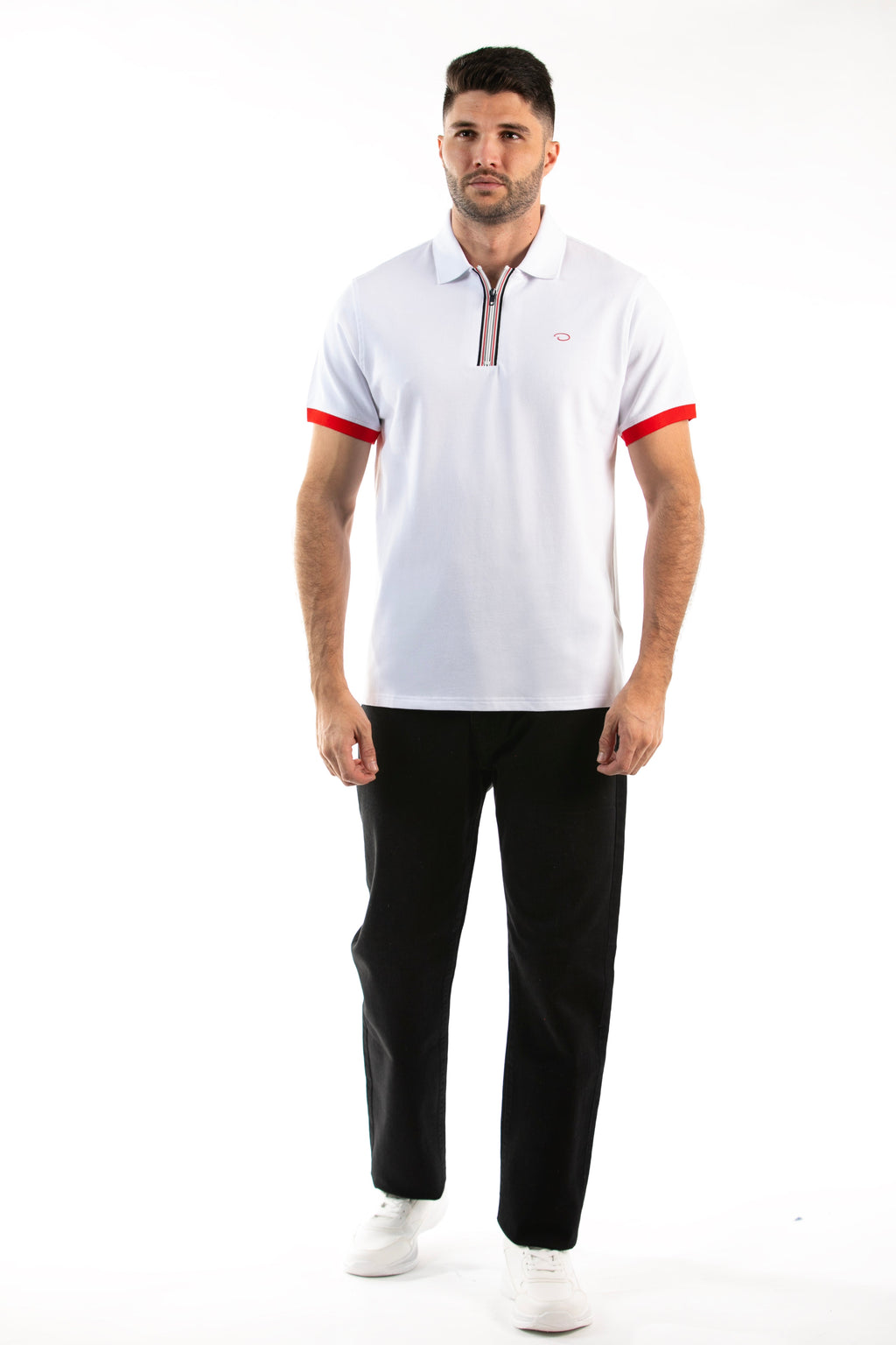 Poloshirt Oscar de La Renta Mangas Cortas Liso para Caballeros