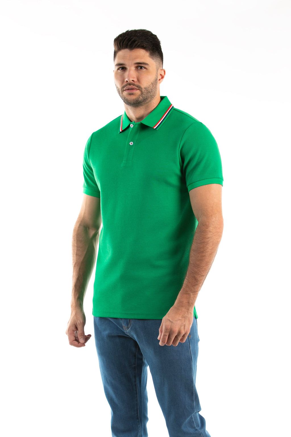 Poloshirt Oscar de La Renta Mangas Cortas Liso para Caballeros