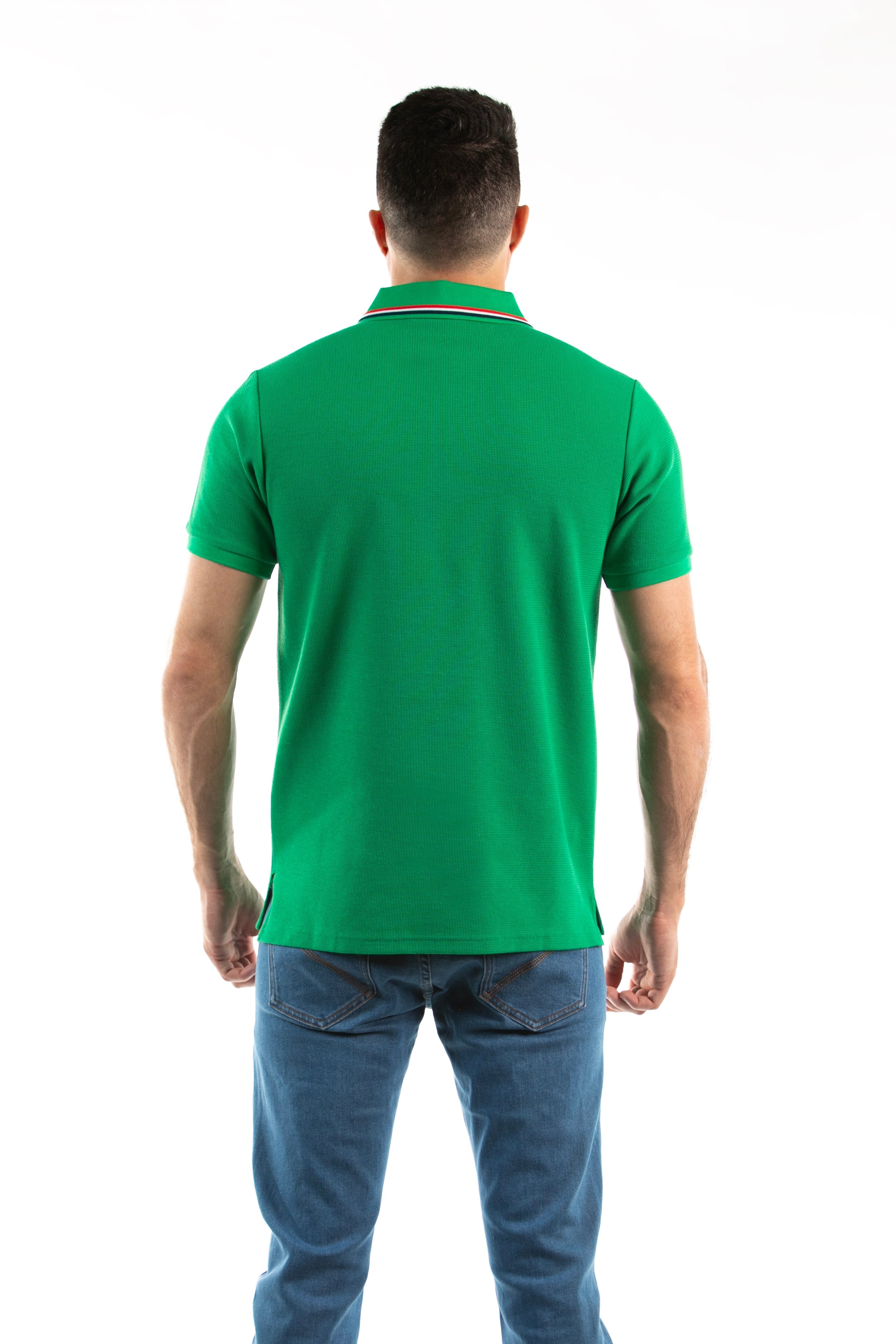 Poloshirt Oscar de La Renta Mangas Cortas Liso para Caballeros