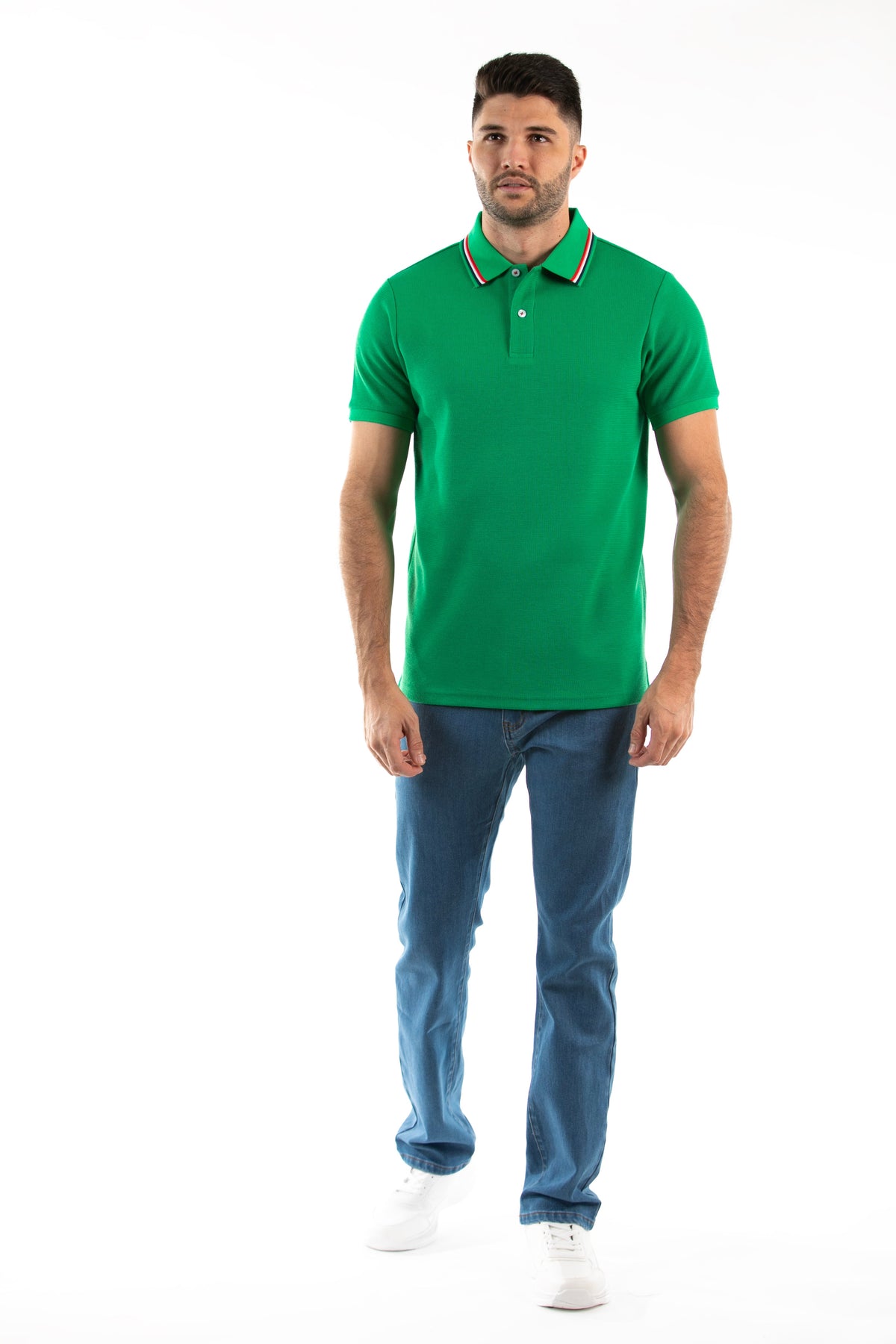 Poloshirt Oscar de La Renta Mangas Cortas Liso para Caballeros