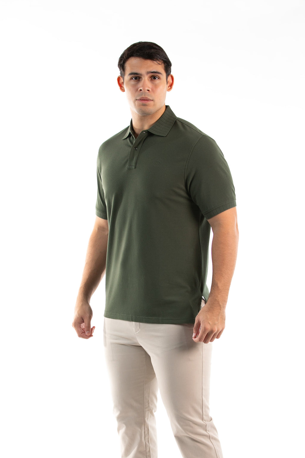 Poloshirt Oscar de La Renta Mangas Cortas Liso para Caballeros