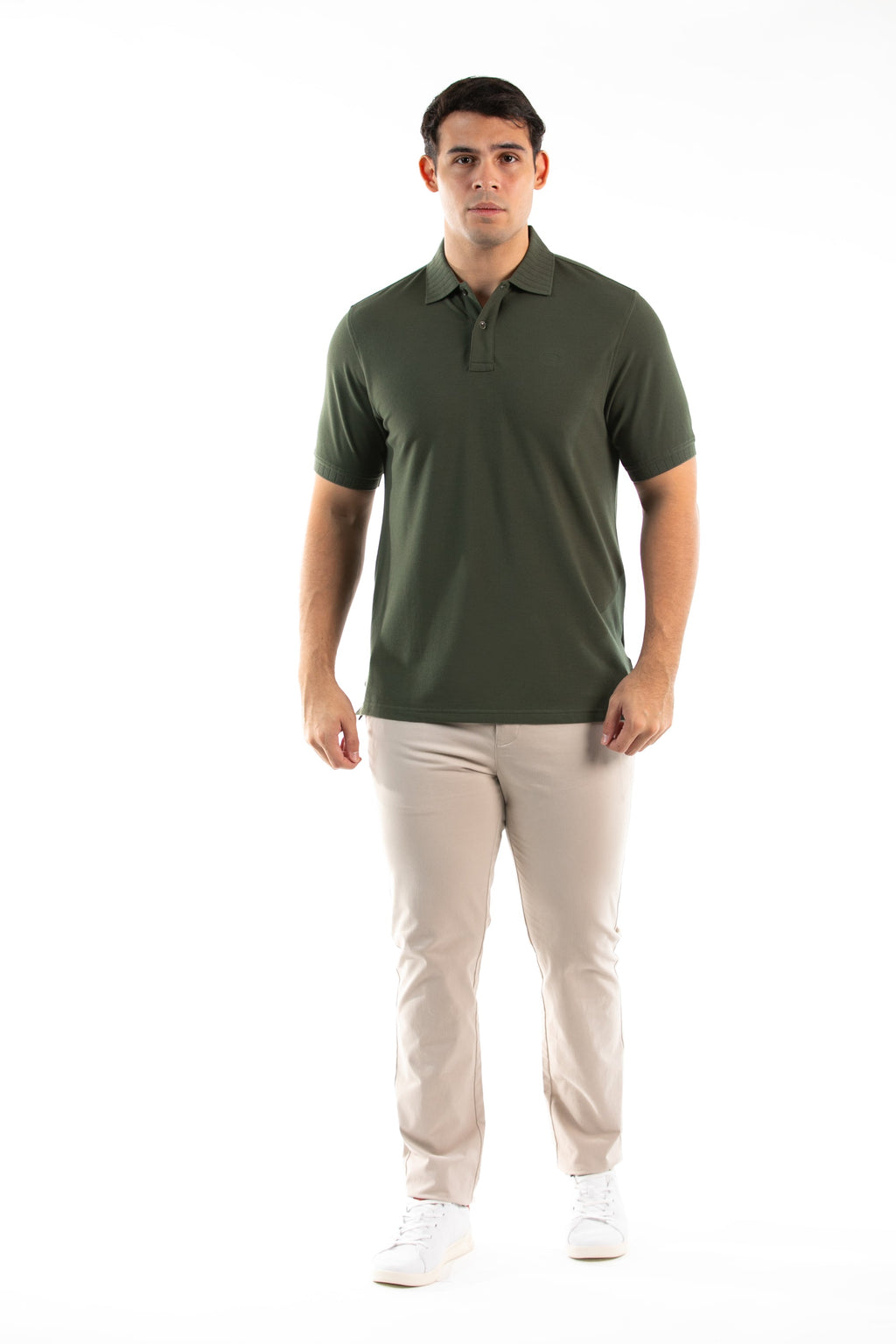 Poloshirt Oscar de La Renta Mangas Cortas Liso para Caballeros