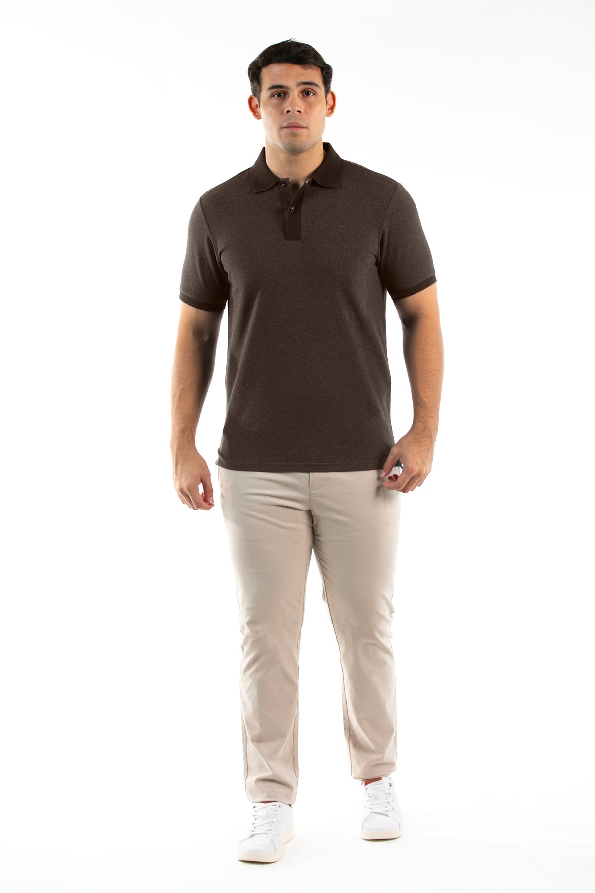 Poloshirt Oscar de La Renta Mangas Cortas Liso para Caballeros