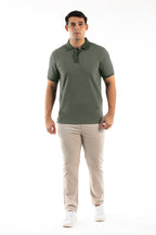 Poloshirt Oscar de La Renta Mangas Cortas Liso para Caballeros