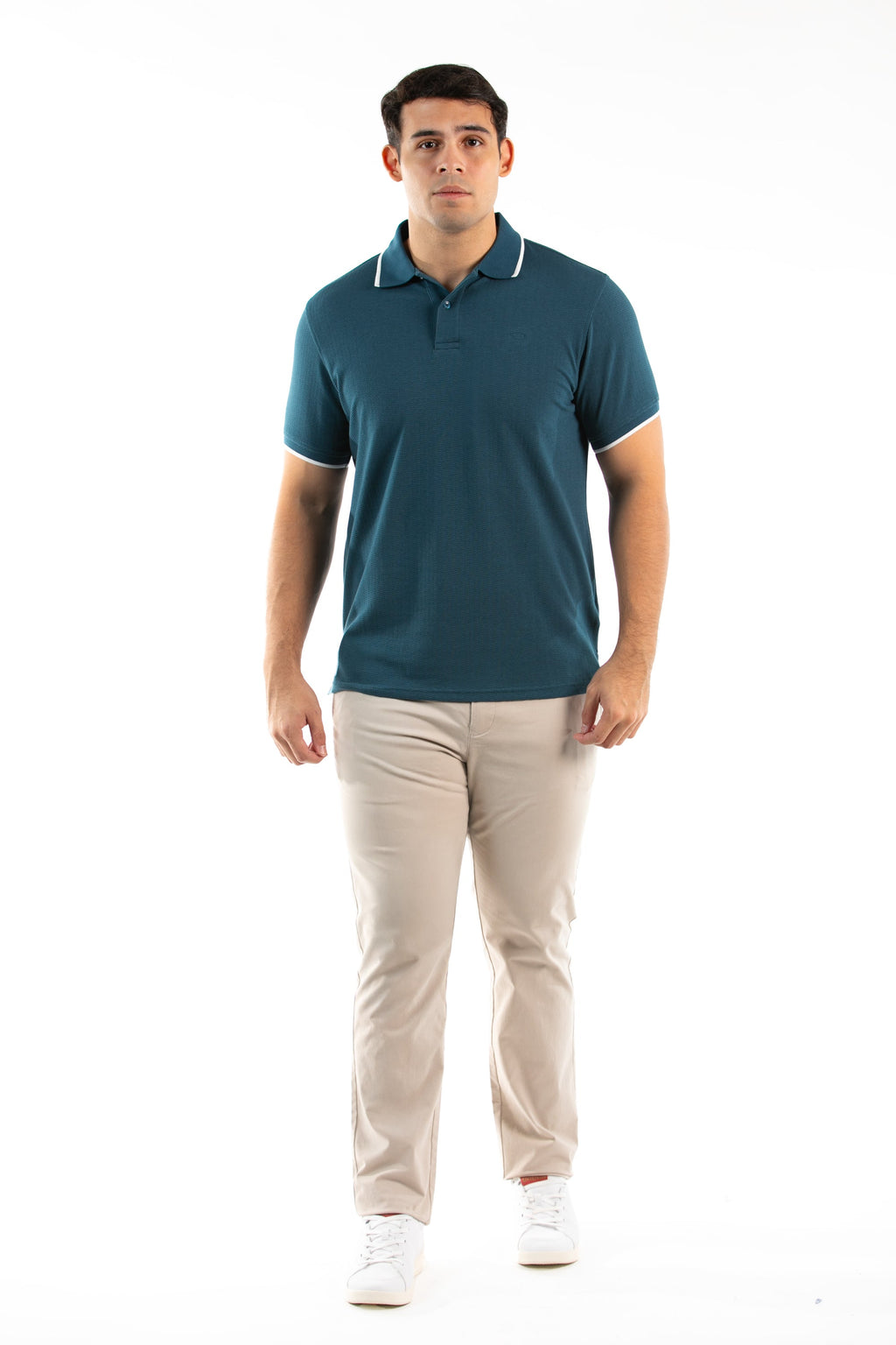 Poloshirt Oscar de La Renta Mangas Cortas Liso para Caballeros