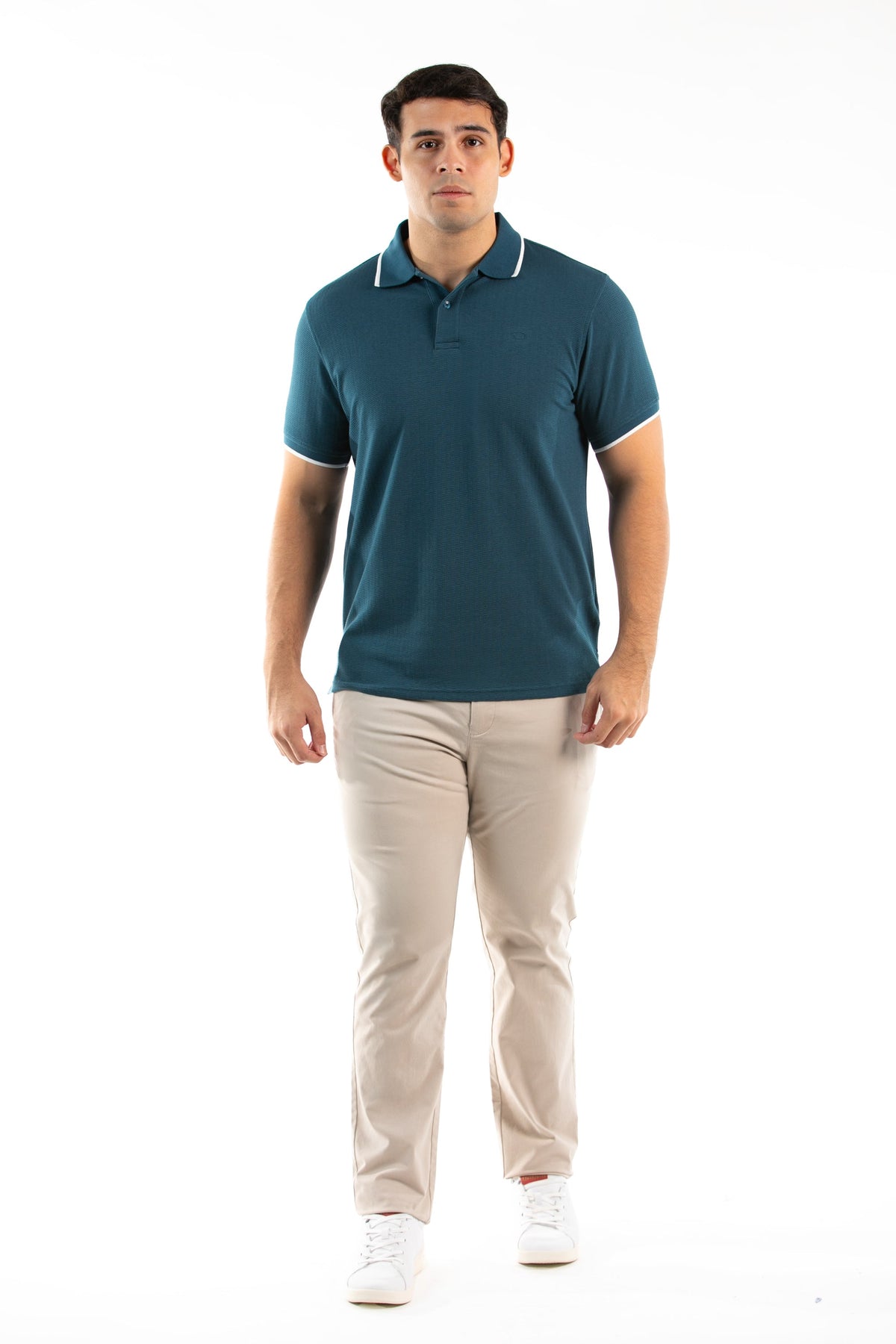 Poloshirt Oscar de La Renta Mangas Cortas Liso para Caballeros