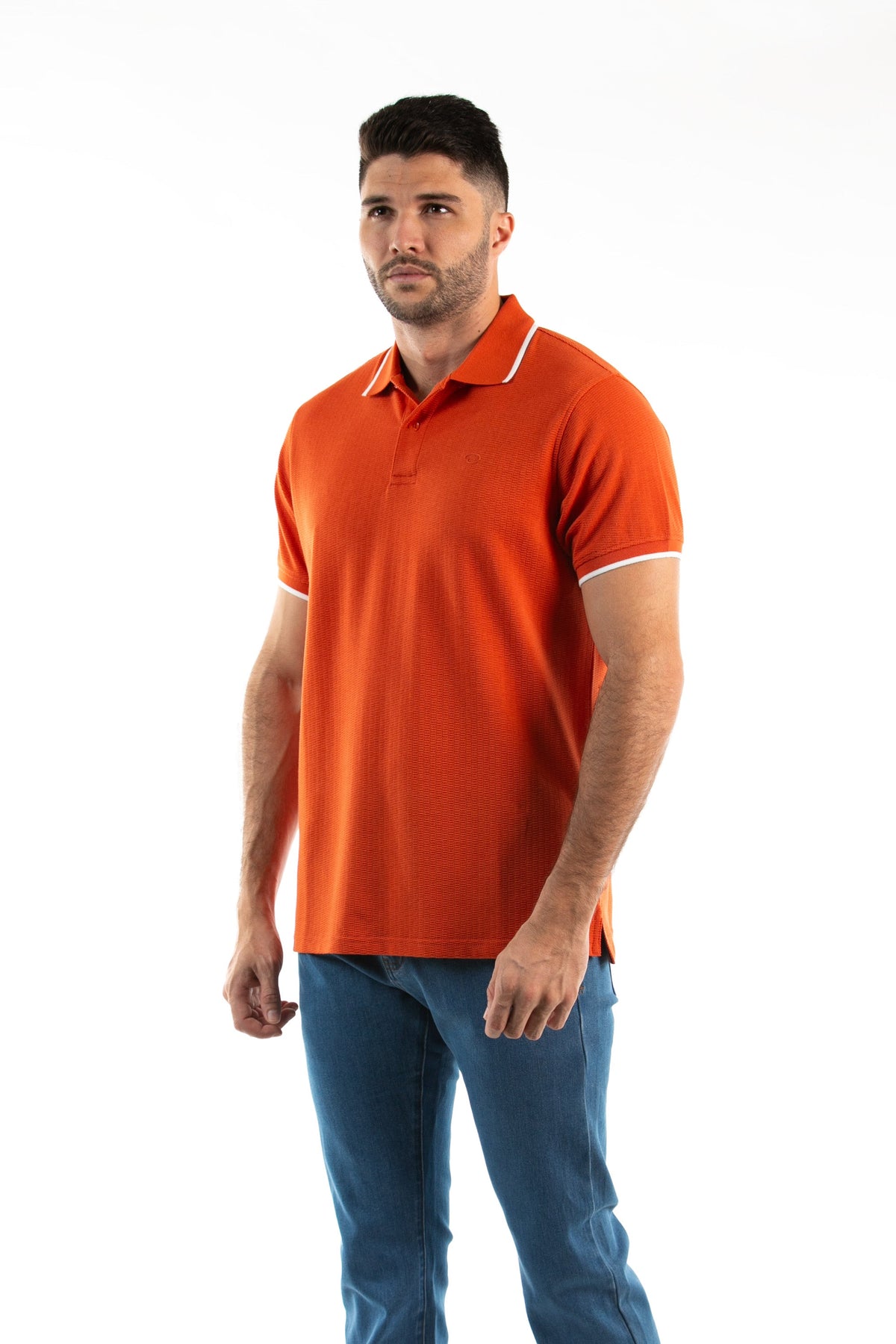 Poloshirt Oscar de La Renta Mangas Cortas Liso para Caballeros