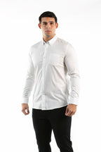 Camisa Oscar De La Renta Mangas Largas Lisa para Caballeros