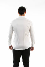 Camisa Oscar De La Renta Mangas Largas Lisa para Caballeros