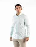Camisa Oscar de La Renta Mangas Largas Lisa para Caballeros