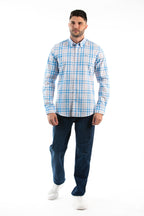 Camisa Oscar de La Renta Mangas Largas Cuadros para Caballeros