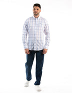 Camisa Oscar de La Renta Mangas Largas Cuadros para Caballeros