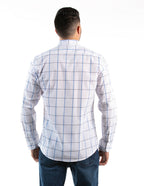 Camisa Oscar de La Renta Mangas Largas Cuadros para Caballeros