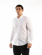 Camisa Oscar De La Renta Mangas Largas Cuadros para Caballeros