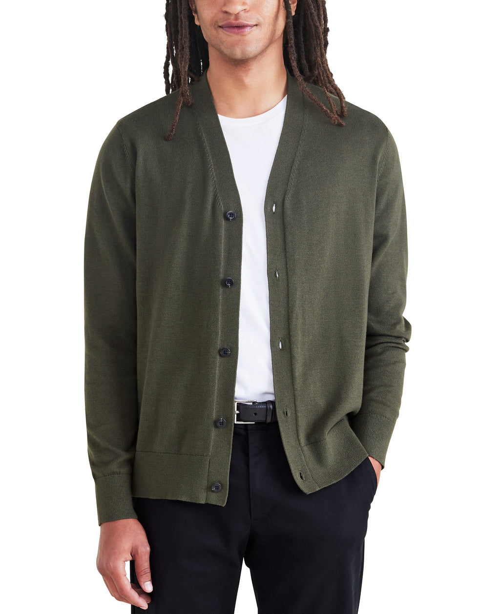 Cardigan Dockers Mangas Largas Liso P/ Caballeros by Dockers