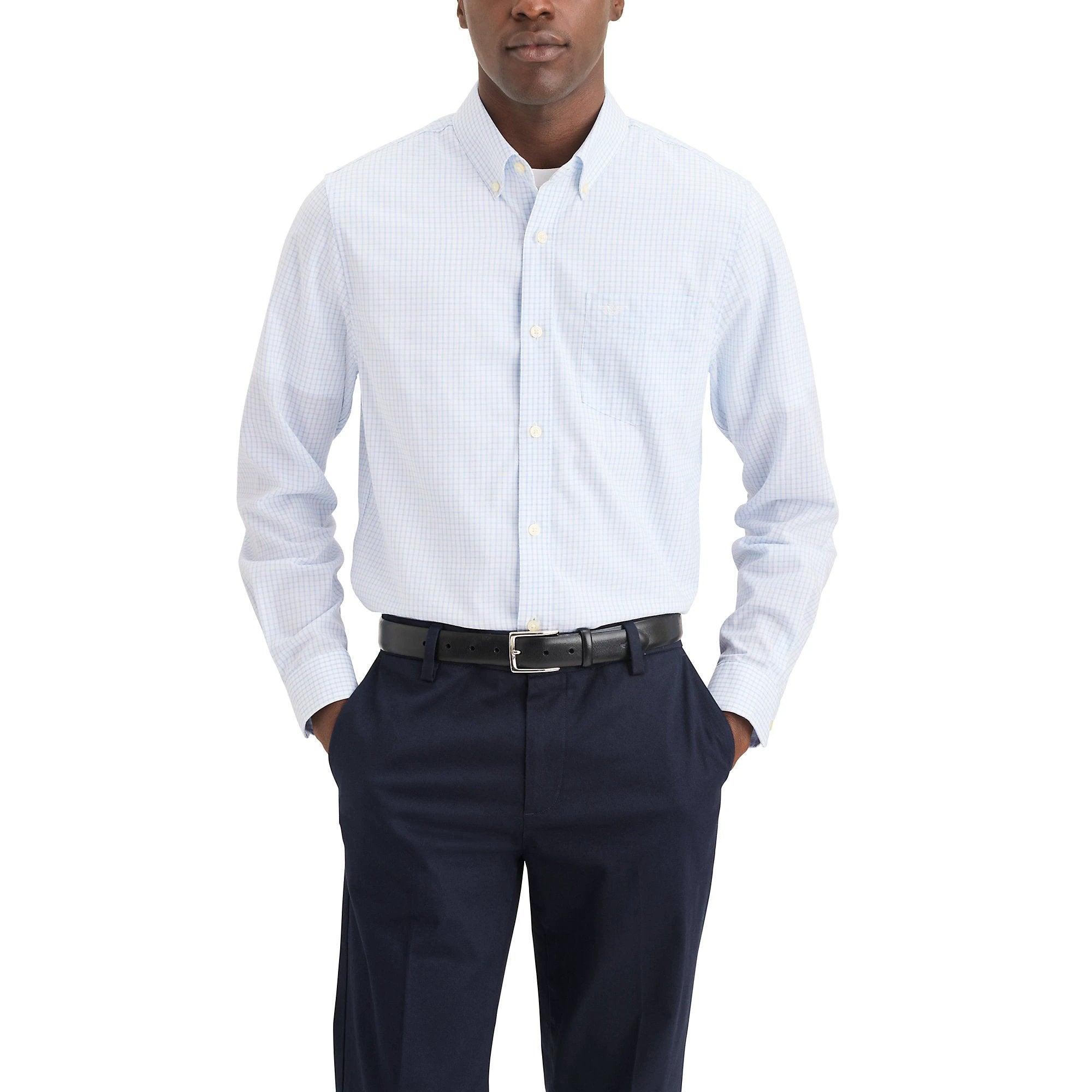 Camisa Dockers Mangas Largas Cuadros Para Caballeros by Dockers