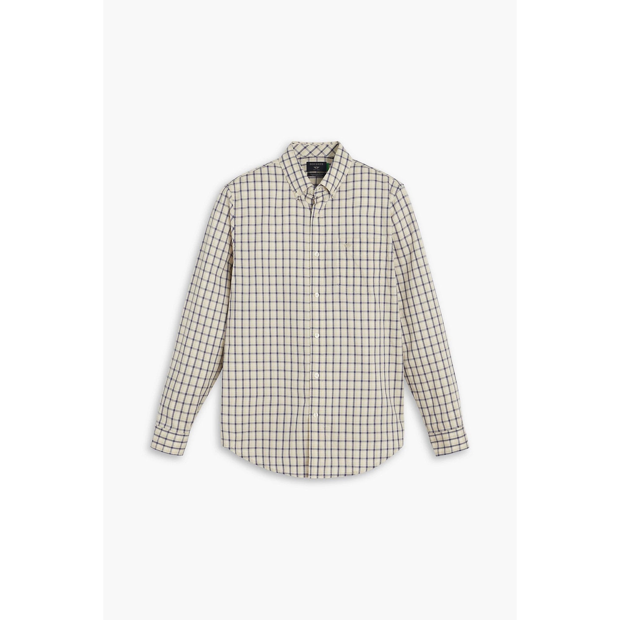 Camisa Dockers Mangas Largas Cuadros Para Caballeros by Dockers