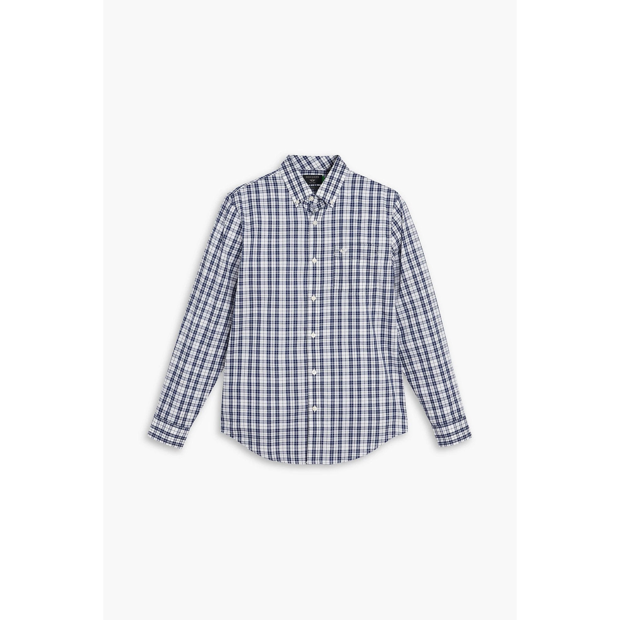 Camisa Dockers Mangas Largas Cuadros Para Caballeros by Dockers