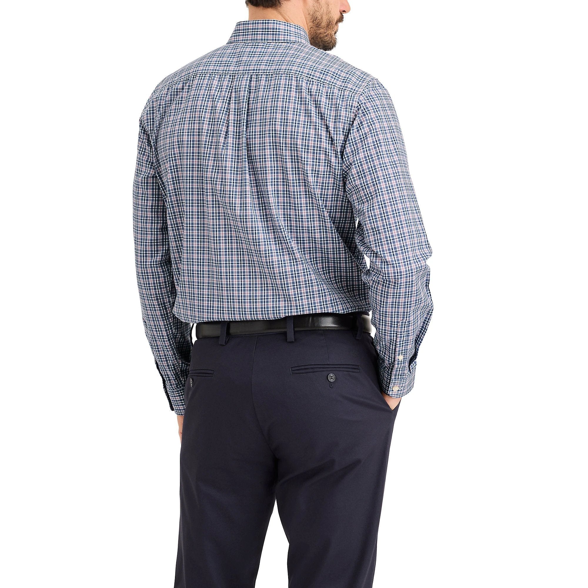 Camisa Dockers Mangas Largas Cuadros Para Caballeros by Dockers