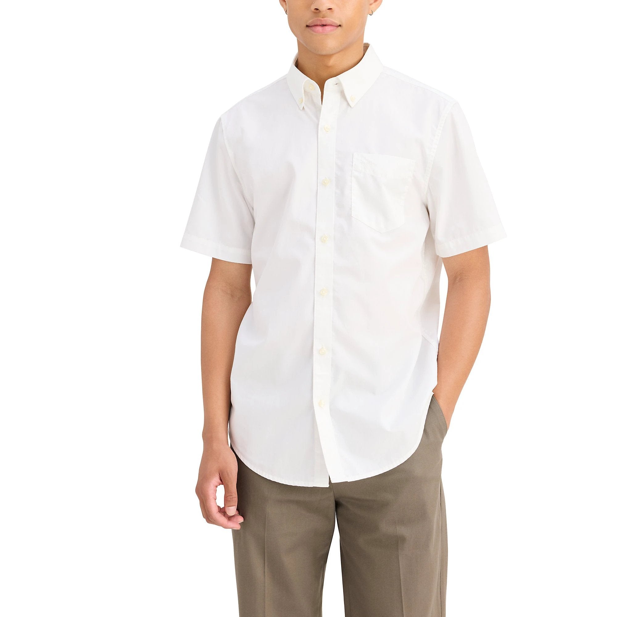 Camisa Dockers Mangas Cortas Lisa Para Caballeros by Dockers