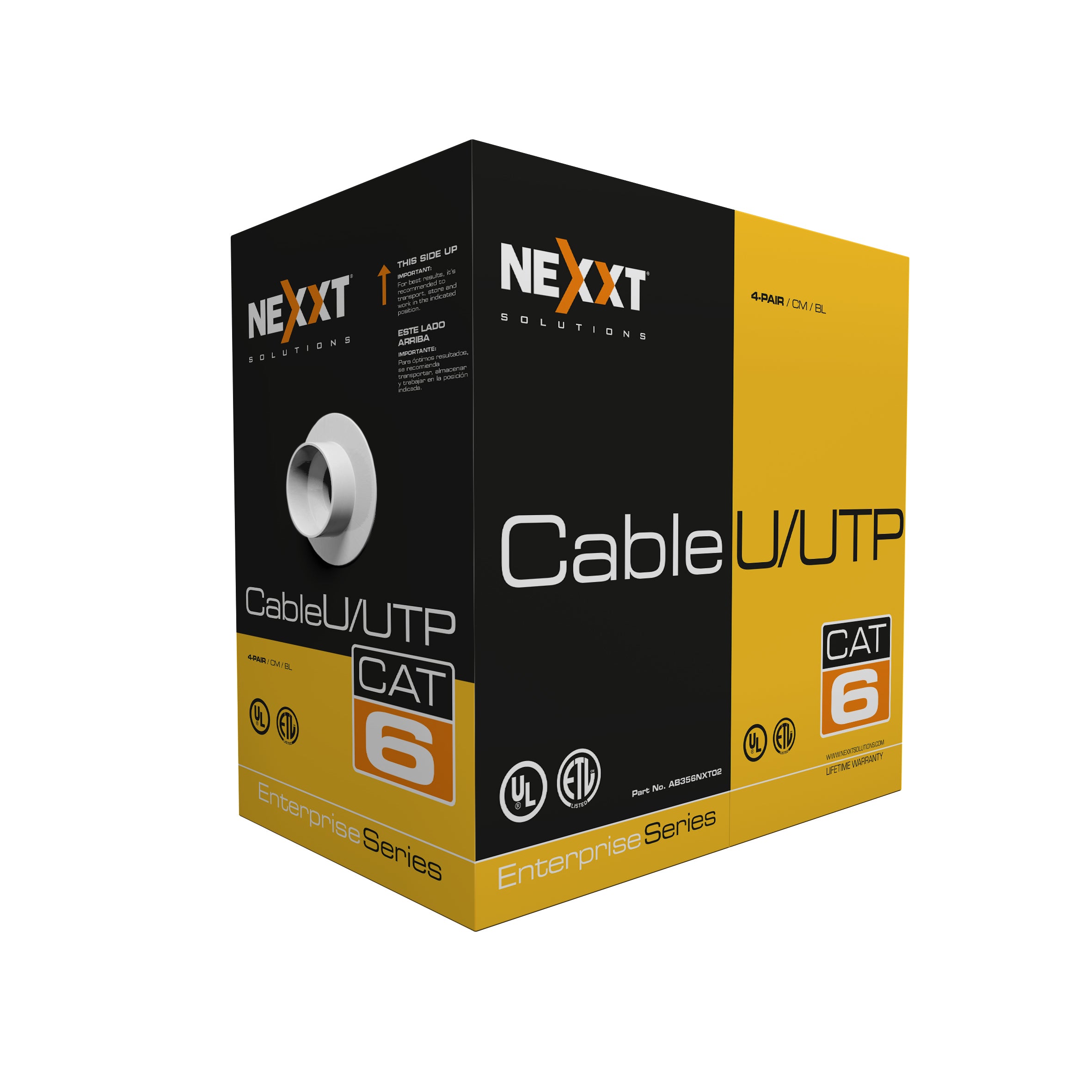 CABLE NEXXT 1000FT PARA RED UTP CAT-6 BOX BLUE