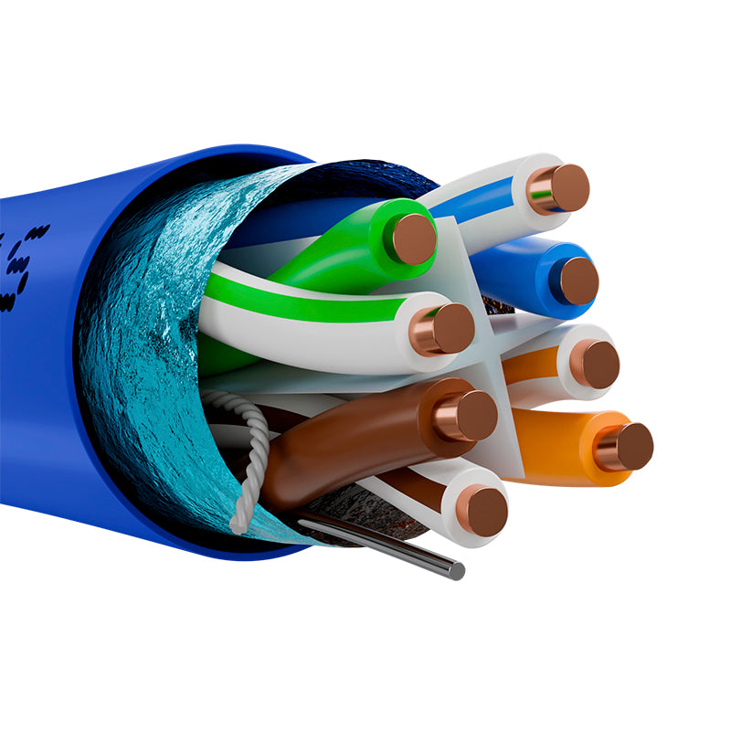 CABLE NEXXT 1000FT PARA RED UTP CAT-6 BOX BLUE