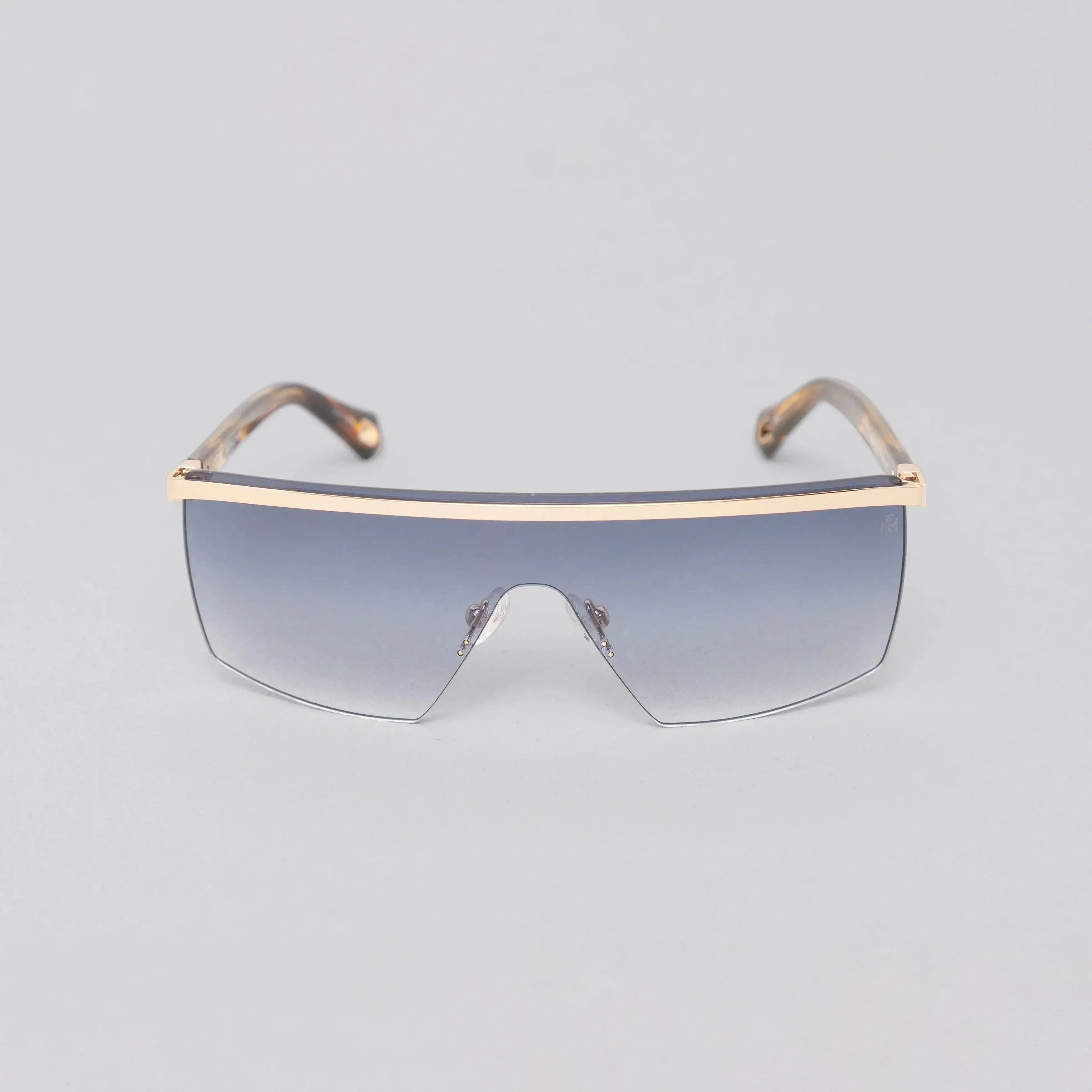 ADEI SUNGLASSES SHINY GOLD BROWN - Monastery
