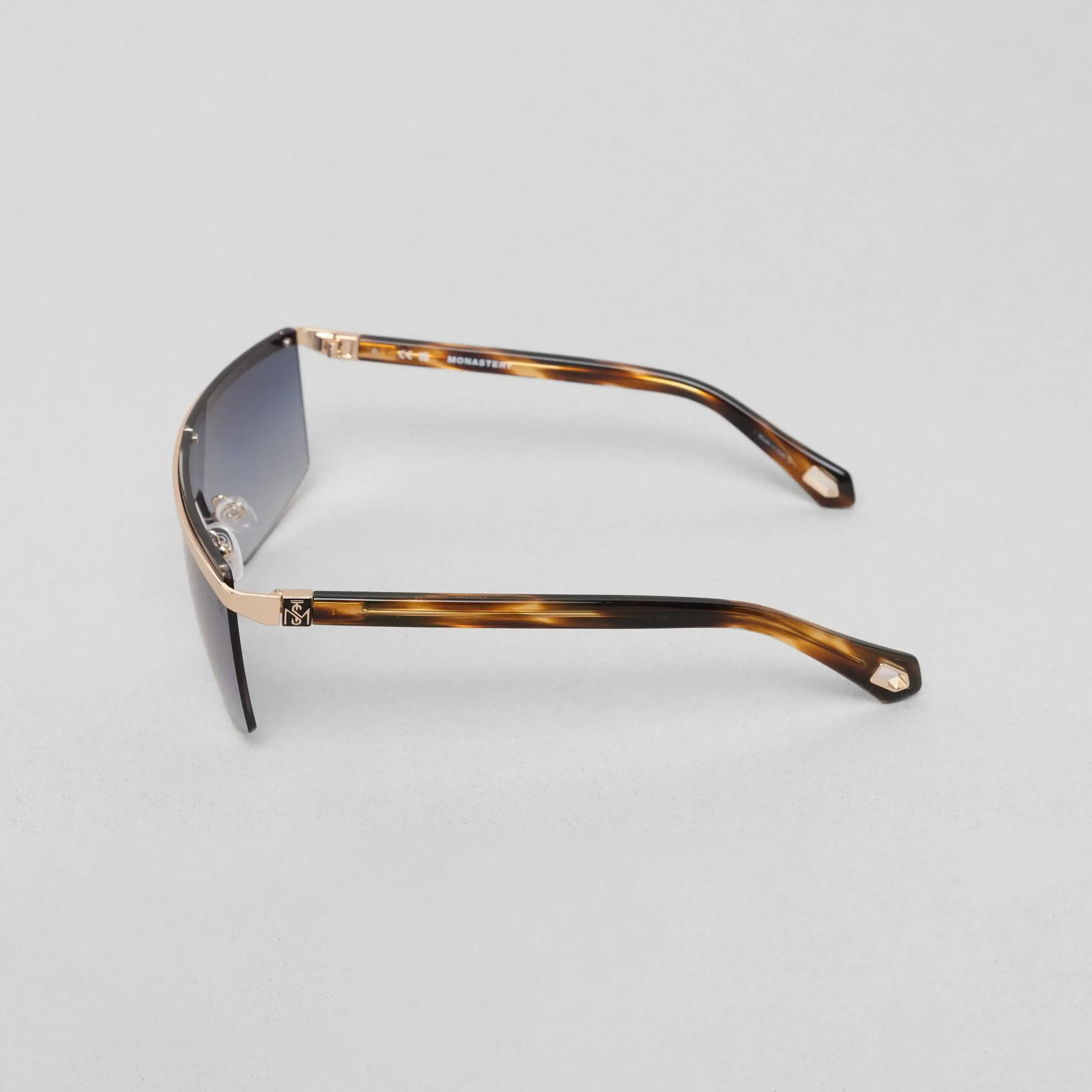 ADEI SUNGLASSES SHINY GOLD BROWN - Monastery