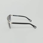 ADEI SUNGLASSES SHINY SILVER/BLACK GRADIENT GREY - Monastery