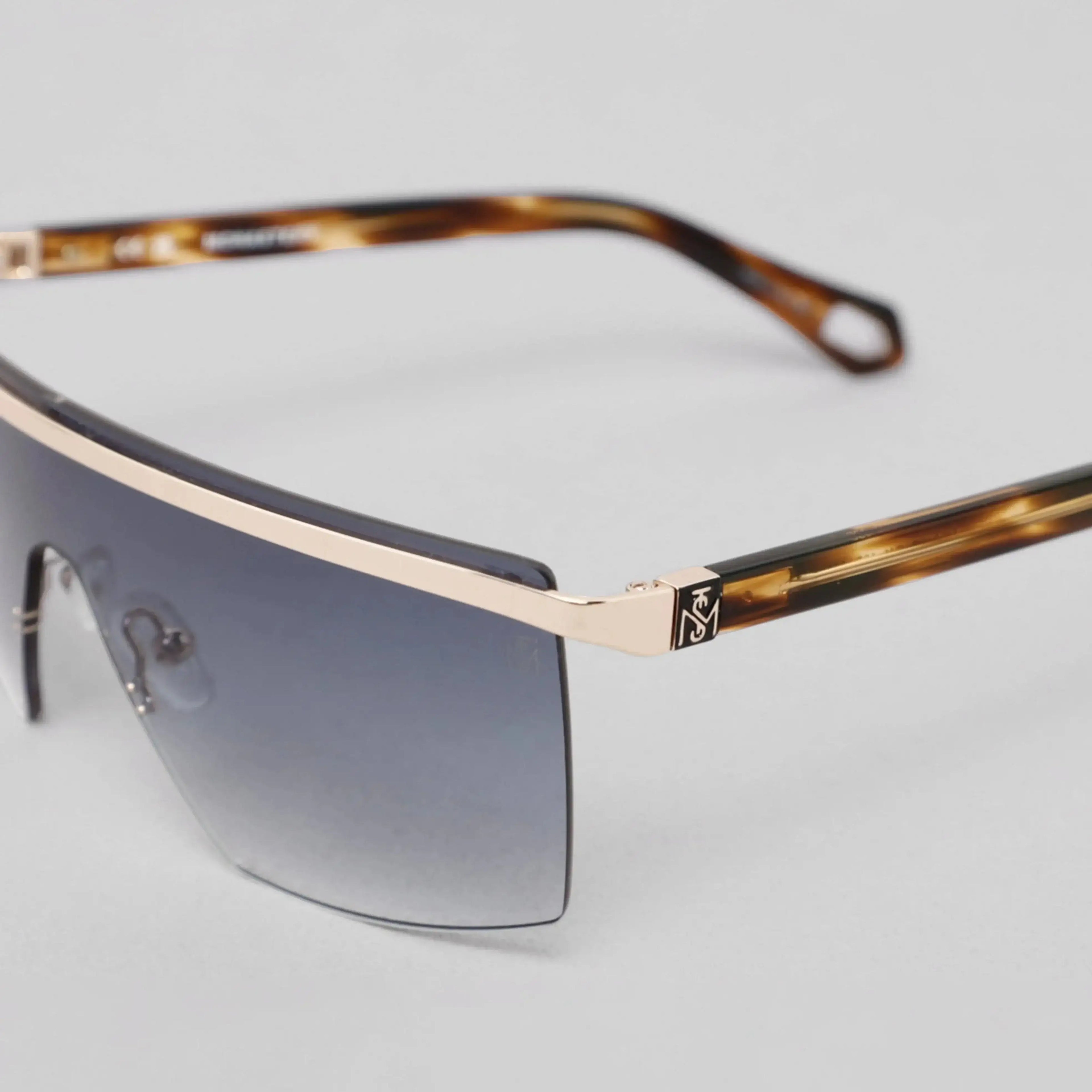 ADEI SUNGLASSES SHINY GOLD BROWN - Monastery