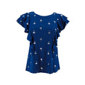 Blusa Absolutely Famous Mangas Cortas Estampado para Damas