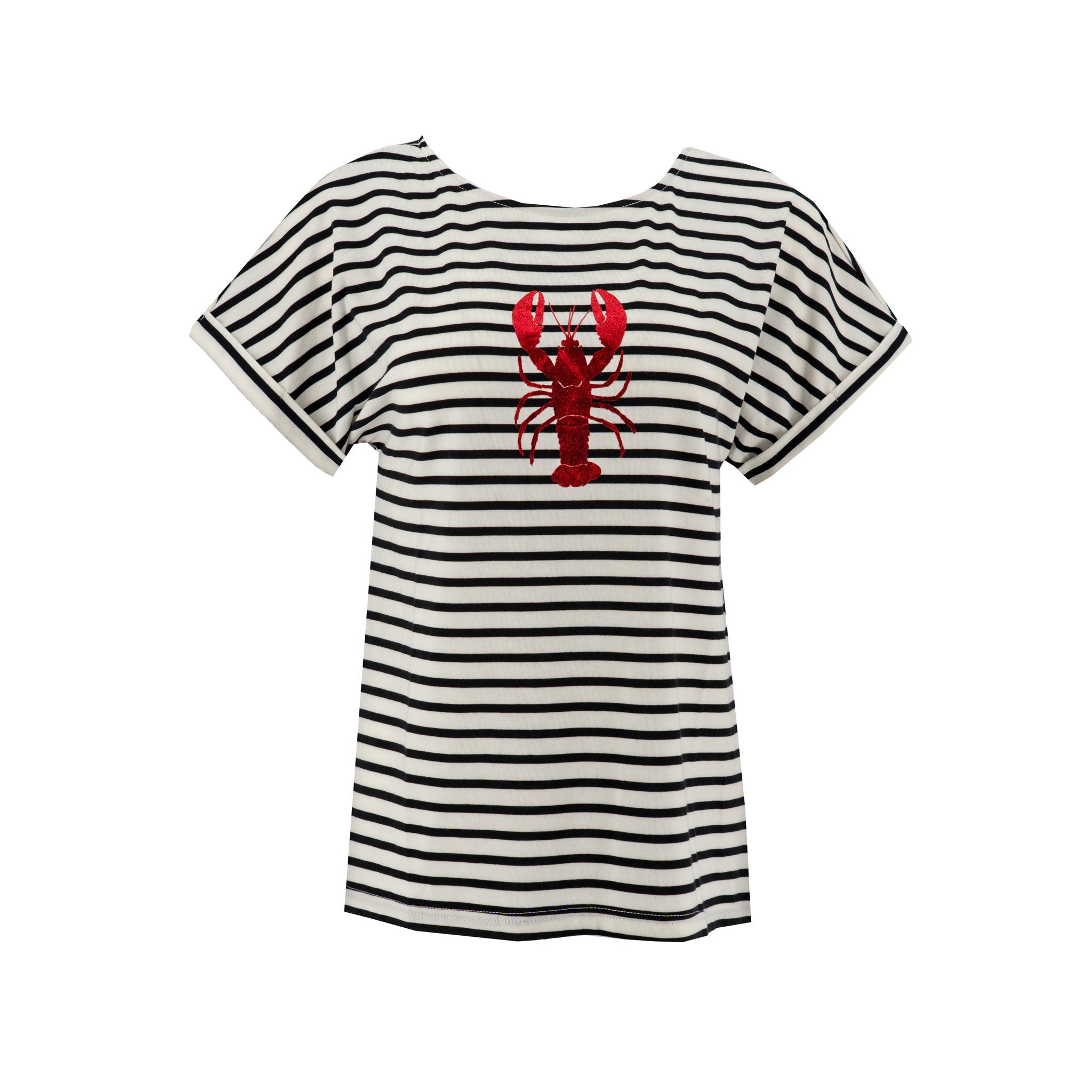 Blusa Absolutely Famous Mangas Cortas Rayas para Damas