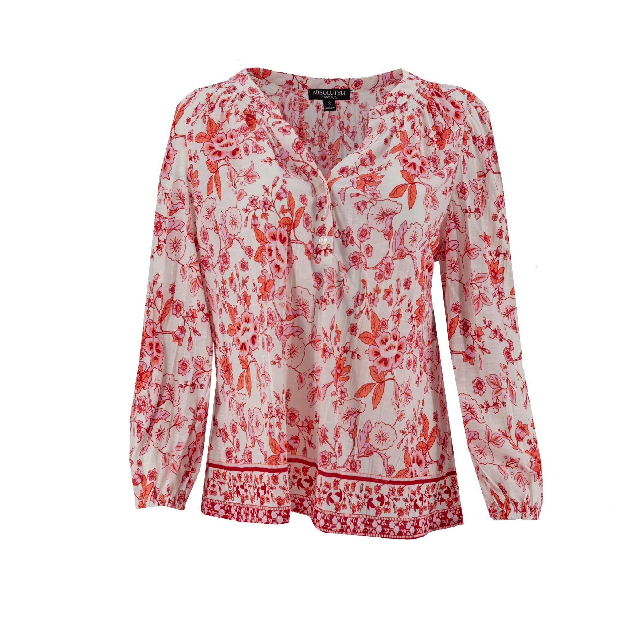 Blusa Absolutely Famous Mangas Largas Estampado para Damas