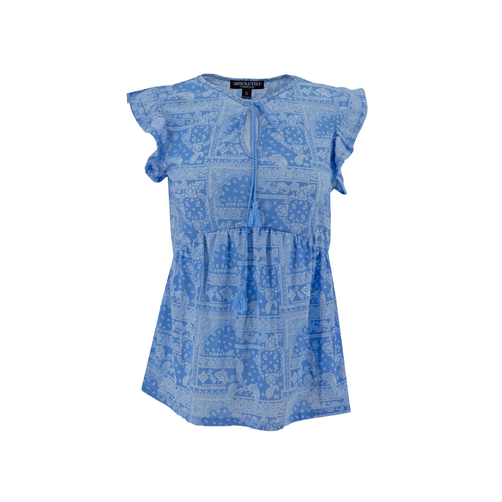 Blusa Absolutely Famous Mangas Cortas Estampado para Damas