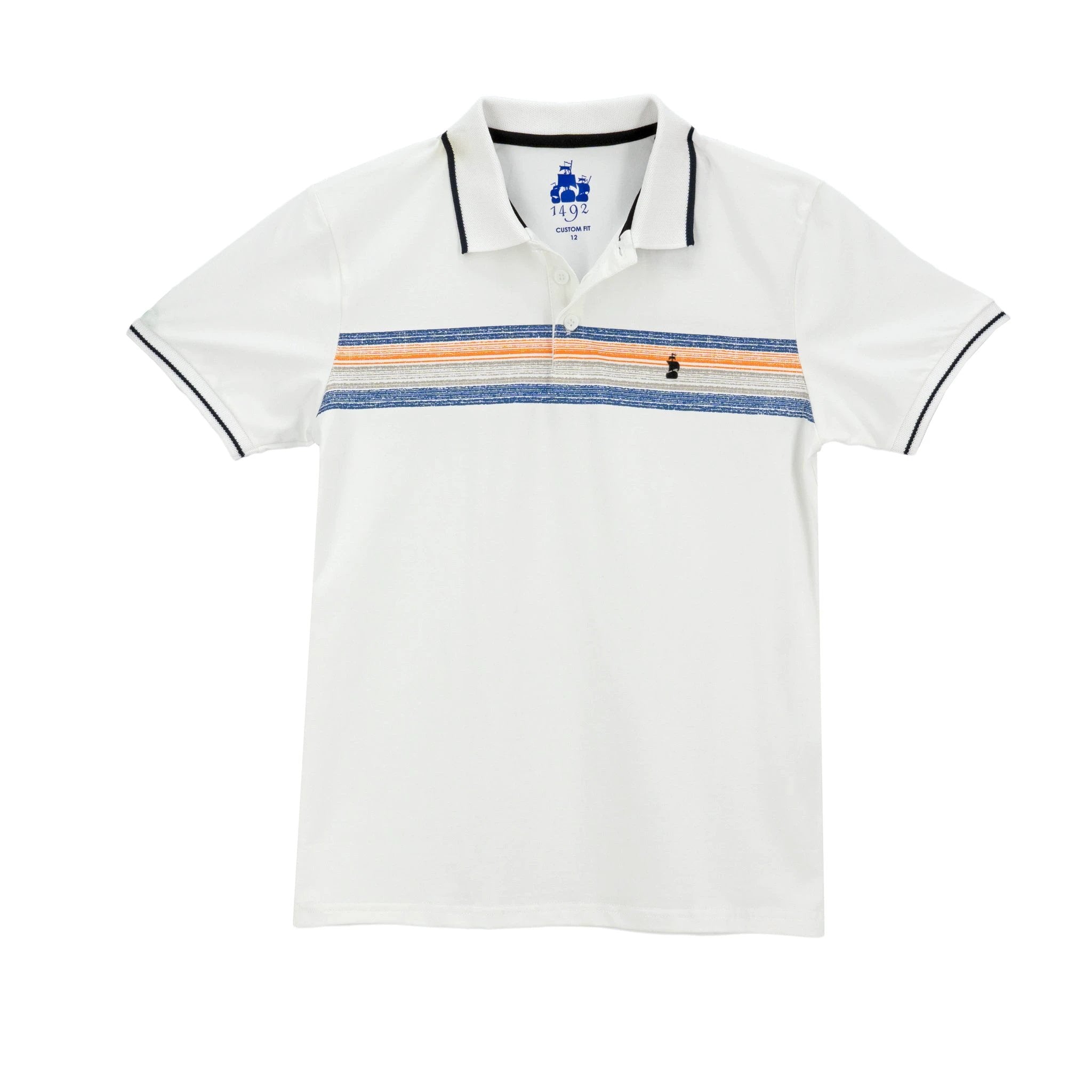 Poloshirt 1492 Mangas Cortas Rayas P/ Niños by 1492