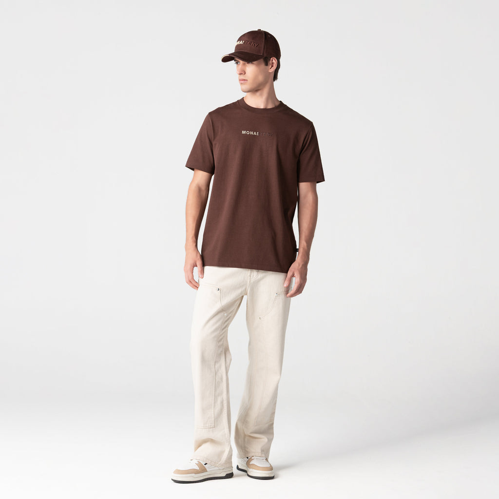 ANKKER T-SHIRT MEN BROWN - Kliquea