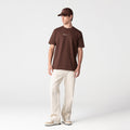 ANKKER T-SHIRT MEN BROWN - Kliquea