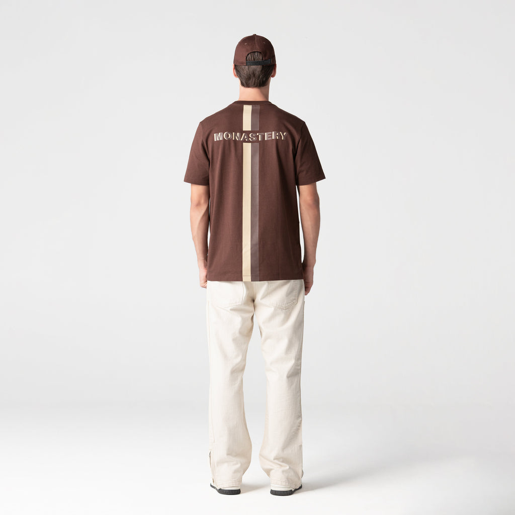ANKKER T-SHIRT MEN BROWN - Kliquea