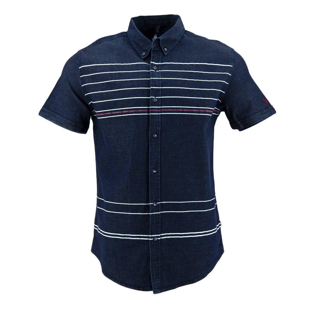 Camisa 1492 Mangas Cortas Rayas P/ Caballeros by 1492